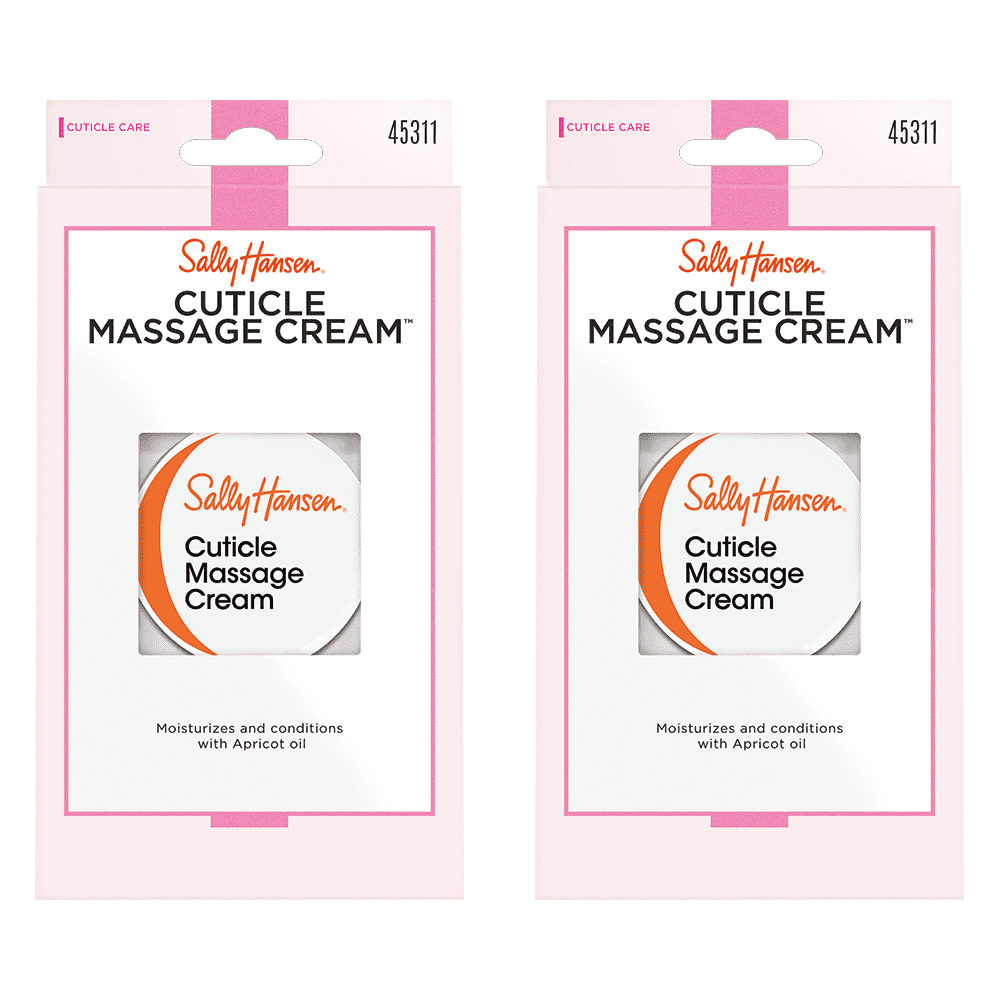 (2-Pack) Sally Hansen Treatment Cuticle Massage Cream, 0.4 oz